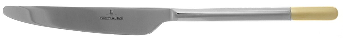Ella (Stainless, Gold Accent) New French Solid Knife by Villeroy & Boch-1