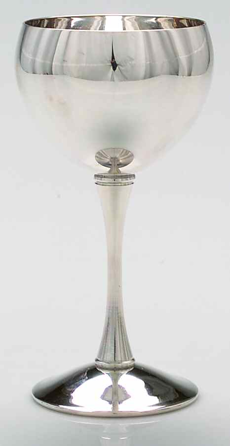 Silverplate Hollowware Silverplate Wine Goblet by Valero-1