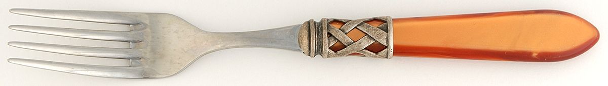 Aladdin-Pearlized Brown (Brilliant Lattice) Fork by Vietri-1