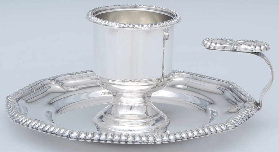 Silverplate Hollowware Silverplate Chamberstick by Victoria Silverplate-1