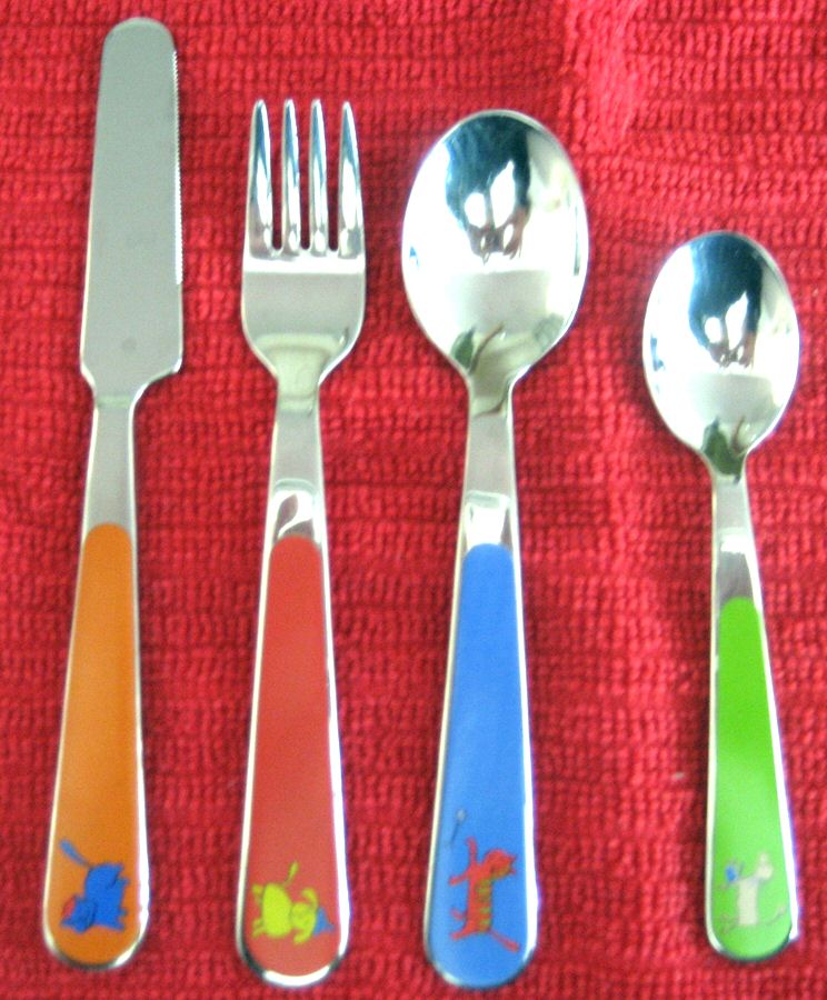 Meow Wow Wow (Stainless) Youth-Child Set 4 Piece (YF,YK,YS,BS) by Villeroy & Boch-1