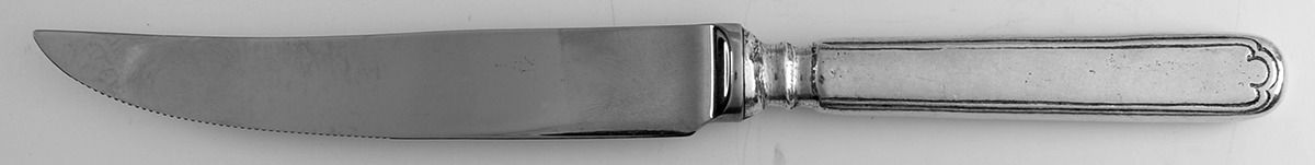 Filet (Pewter) Individual Steak Knife Hollow Handle by Valpeltro-1