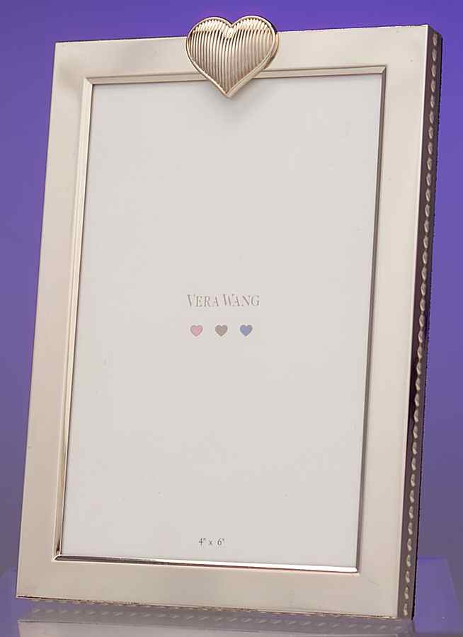 Baby Collection (Sterling, Hollowware) Frame-Holds 4" X 6" Picture by Vera Wang-1