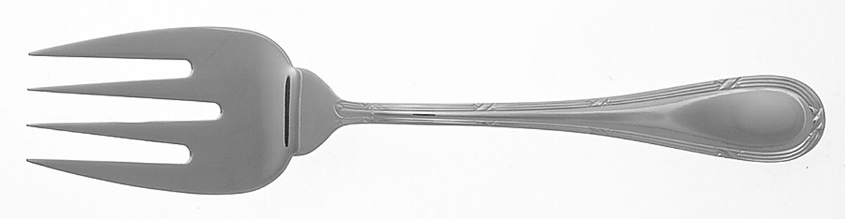 Regency (Stainless) Medium Solid Cold Meat Serving Fork by Volf Flatware-1