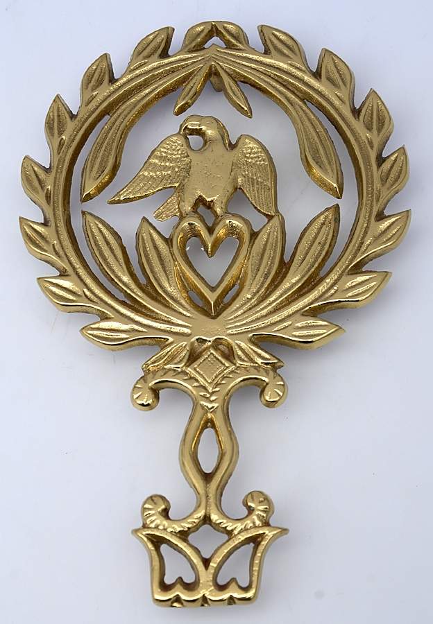 Brass Trivets-Brass Hollowware Trivet by Virginia Metalcrafters-1