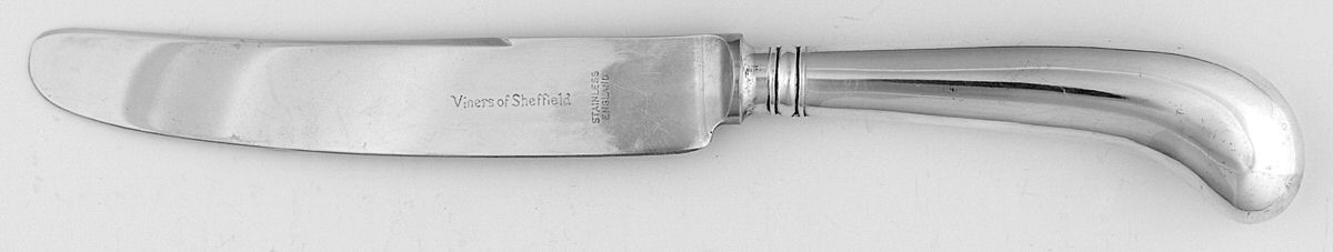 VS34 (Silverplate) New French Pistol Knife with Bolster by Viners of Sheffield-1