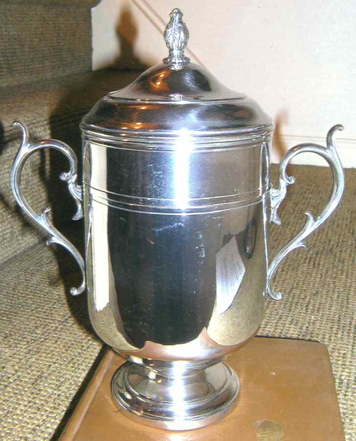 V10 (Sterling, Hollowware) Large Humidor & Lid by Viking-1
