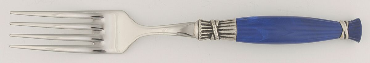 Dolce Vita-Blue (Stainless) Solid Serving Fork by Vietri-1