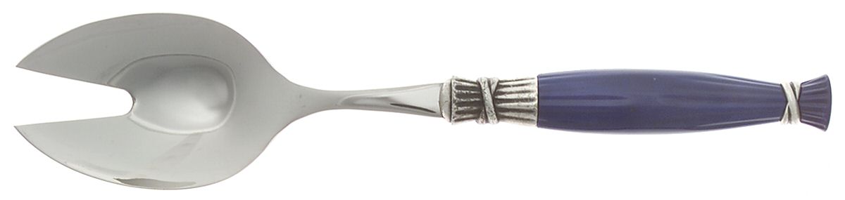 Dolce Vita-Blue (Stainless) Solid Salad Serving Fork by Vietri-1