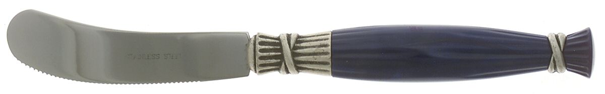 Dolce Vita-Blue (Stainless) Solid Cheese Spreader by Vietri-1