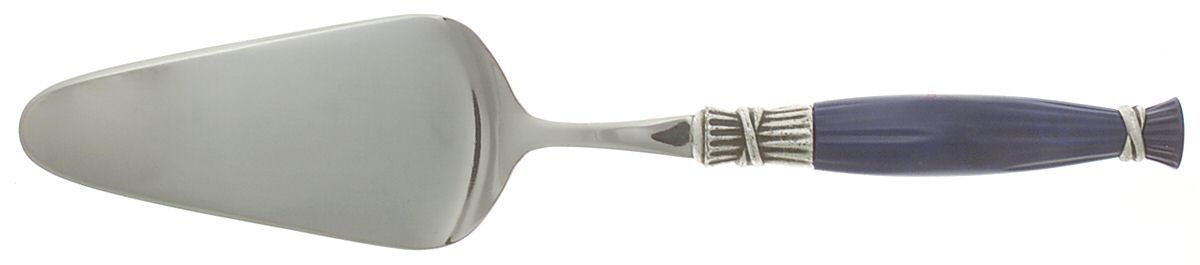 Dolce Vita-Blue (Stainless) Pastry Server with Stainless Blade by Vietri-1
