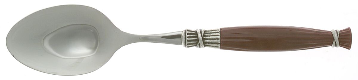 Dolce Vita-Red (Stainless) Solid Salad Serving Spoon by Vietri-1
