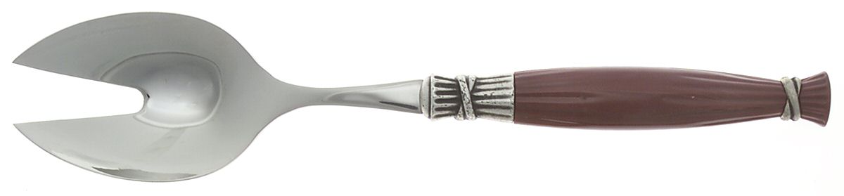 Dolce Vita-Red (Stainless) Solid Salad Serving Fork by Vietri-1