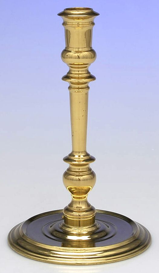 Colonial Williamsburg Brass Candlesticks 8" Candlestick by Virginia Metalcrafters-1