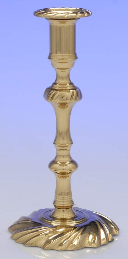 Colonial Williamsburg Brass Candlesticks Candlestick with Bobeche by Virginia Metalcrafters-1