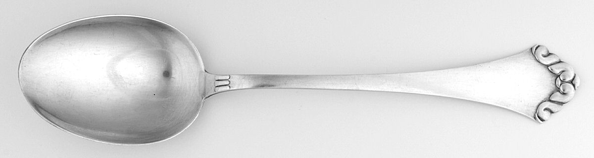 VTD1 (Silverplate) Solid Serving Spoon by Victoria-Denmark-1