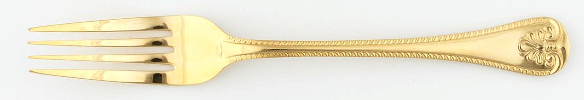 Kensington (Gold Electroplate) Fork by Viners of Sheffield-1
