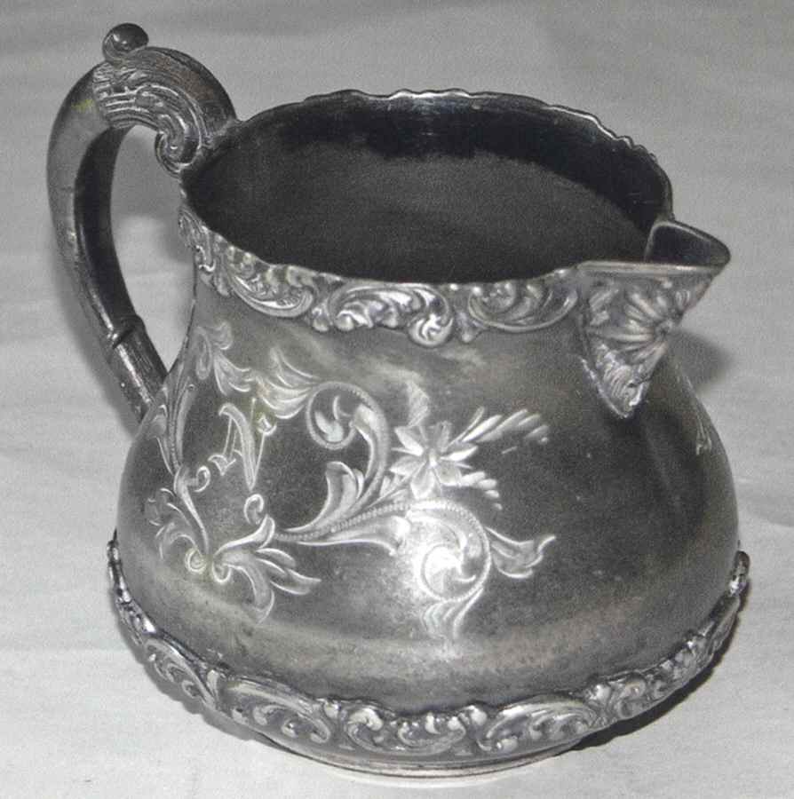 465 (Silverplate, Hollowware) Creamer by Van Bergh-1