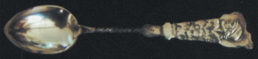 Medallion (Sterling, 1885) Demitasse Spoon by Vansant-1