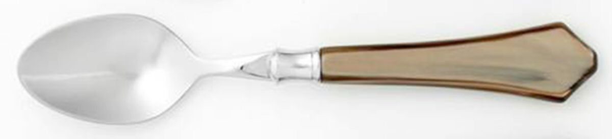 Verona-Taupe (Stainless, Acrylic) Place/Oval Soup Spoon by Vietri-1