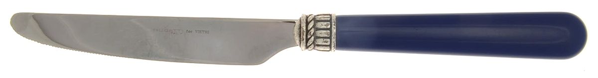 Florentine Navy Blue (Stainless) New French Hollow Knife by Vietri-1