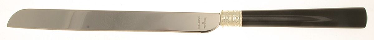 With Love Noir (Stainless) Wedding Cake Knife with Stainless Blade by Vera Wang-1
