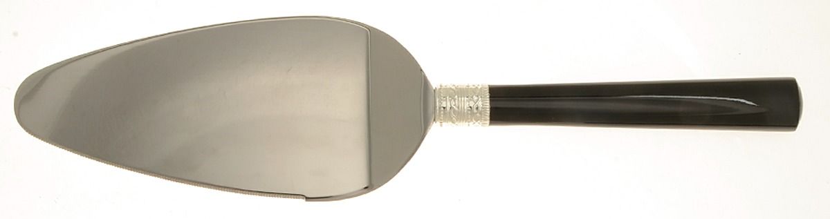 With Love Noir (Stainless) Pie & Cake Server with Stainless Blade by Vera Wang-1