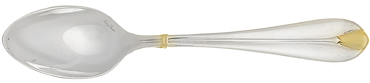 Pearl-Gold (Silverplate, Gold Acct) Five O'Clock Teaspoon by Villeroy & Boch-1