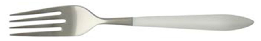 Ares Argento White (Stainless) Fork by Vietri-1