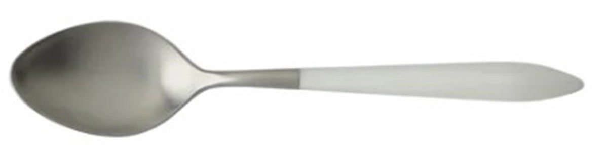Ares Argento White (Stainless) Teaspoon by Vietri-1