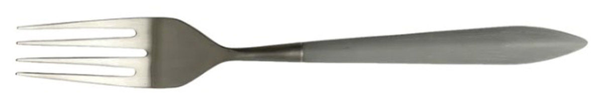 Ares Argento Gray (Stainless) Solid Serving Fork by Vietri-1