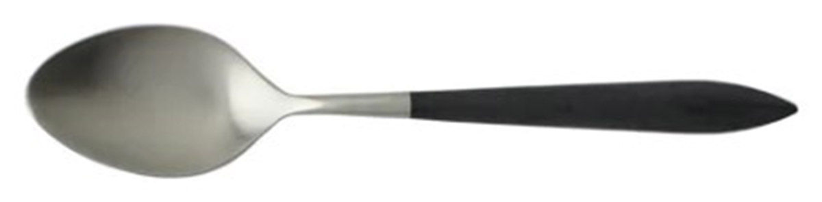 Ares Argento Black (Stainless) Teaspoon by Vietri-1