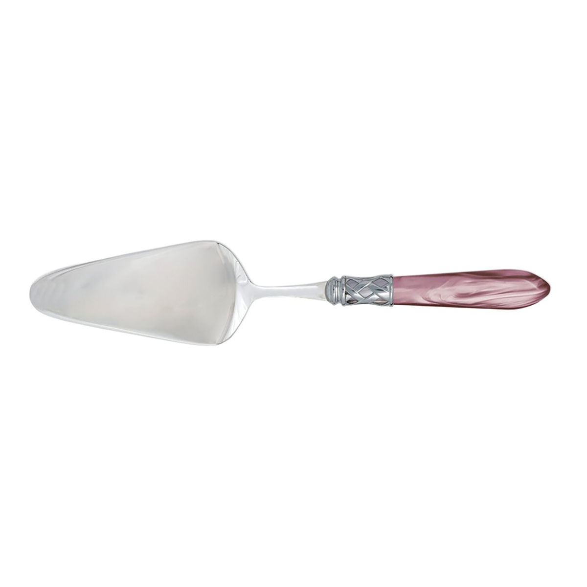 Aladdin Lilac (Brilliant Lattice) Pastry Server with Stainless Blade by Vietri-1