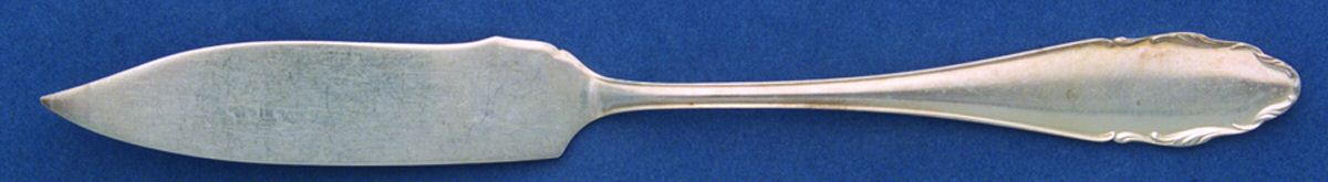 2200 (Silverplate) Individual Solid Fish Knife by WMF Flatware-1