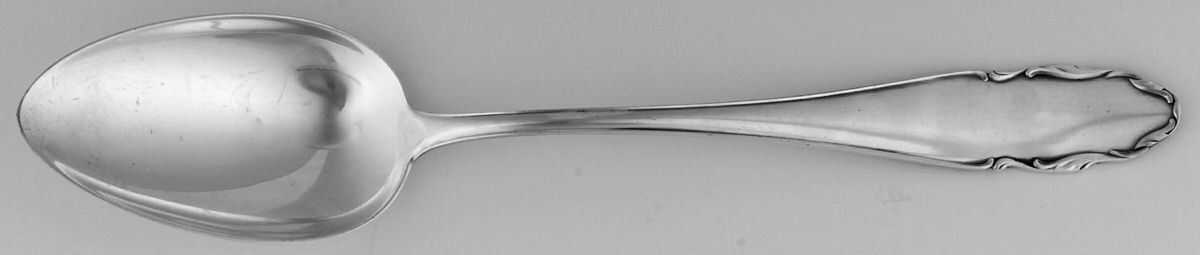 2200 (Silverplate) Large Solid Serving Spoon by WMF Flatware-1