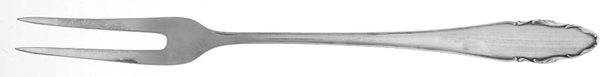 2200 (Silverplate) Medium 2-Tine Cold Meat Serving Fork by WMF Flatware-1