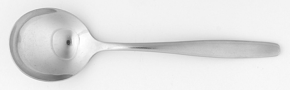 Action (Stainless) Round Bowl Soup Spoon (Cream Soup) by WMF Flatware-1