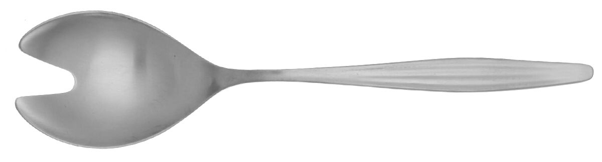 Atlanta-Motion (Stainless, Older, 1954) Solid Salad Serving Fork by WMF Flatware-1