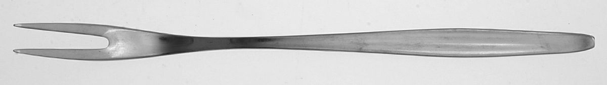 Atlanta-Motion (Stainless, Older, 1954) Small Solid Cold Meat Serving Fork by WMF Flatware-1