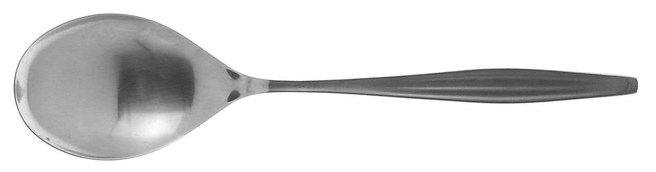Atlanta-Motion (Stainless, Older, 1954) Solid Serving Spoon by WMF Flatware-1
