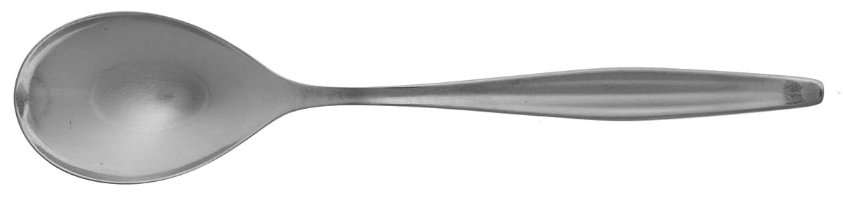 Atlanta-Motion (Stainless, Older, 1954) Place/Oval Soup Spoon by WMF Flatware-1