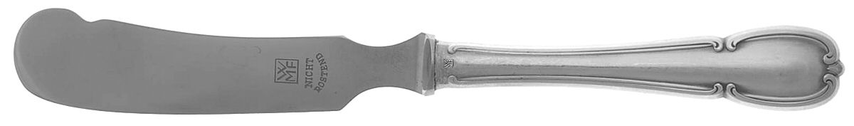 Barock (Silverplate) Butter Spreader Hollow Hdl-Paddle/Stainless Blade by WMF Flatware-1