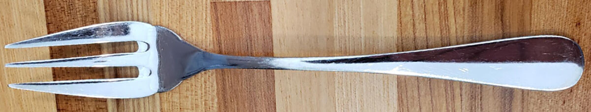 Beget (Stainless, Hotel) 3-Tine Salad Fork by WMF Flatware-1