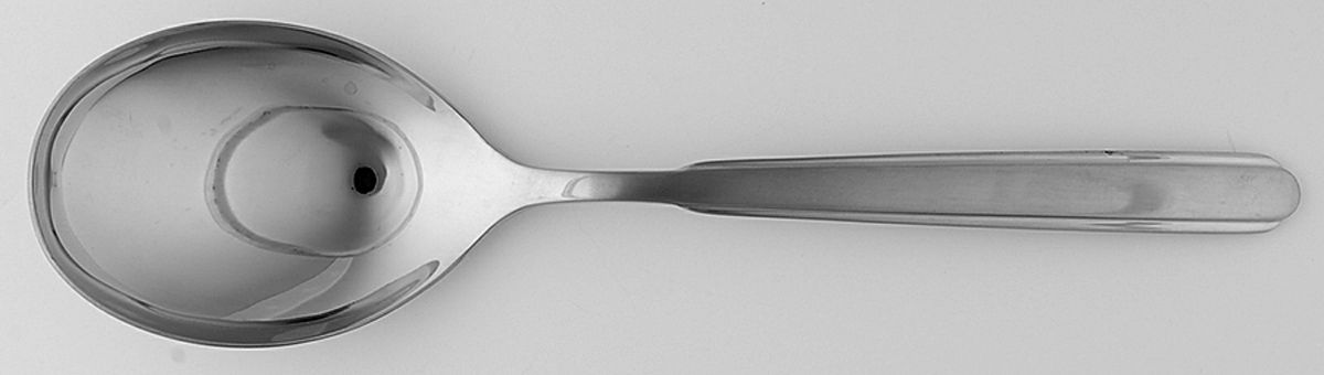 Brussel (Stainless) Solid Salad Serving Spoon by WMF Flatware-1