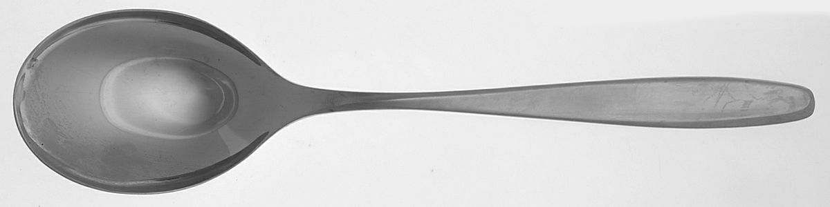 Continental (Stainless) Solid Serving Spoon by WMF Flatware-1
