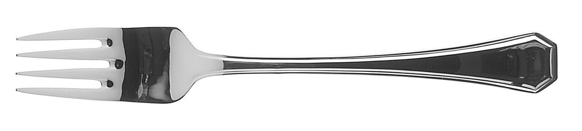 Copley Square (Stainless) Small Solid Cold Meat Serving Fork by WMF Flatware-1