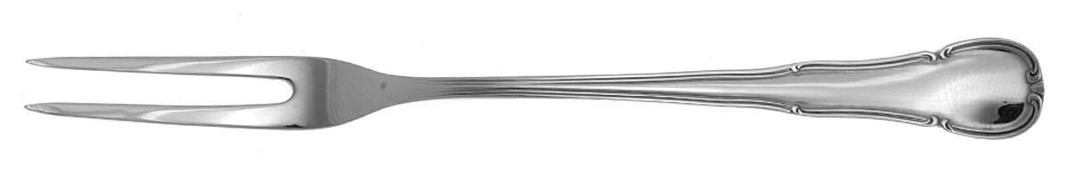 Dorset (Silverplate) Small 2-Tine Cold Meat Serving Fork by WMF Flatware-1