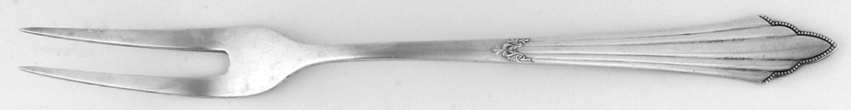 Facher (Silverplate) Medium 2-Tine Cold Meat Serving Fork by WMF Flatware-1