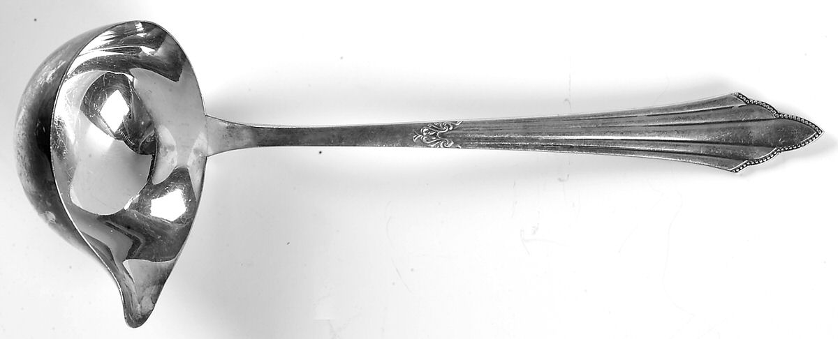 Fan (Sterling) Solid Gravy Ladle by WMF Flatware-1