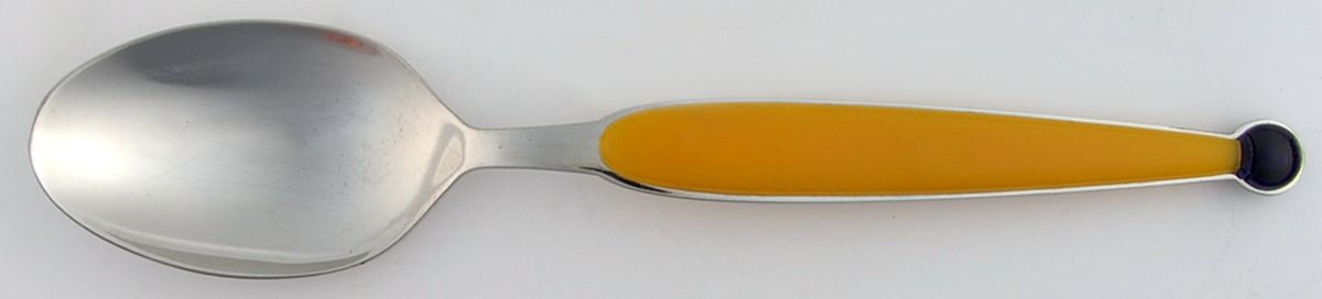 Fantasia-Yellow & Blue (Stainless) Solid Place/Salad Serving Spoon by WMF Flatware-1